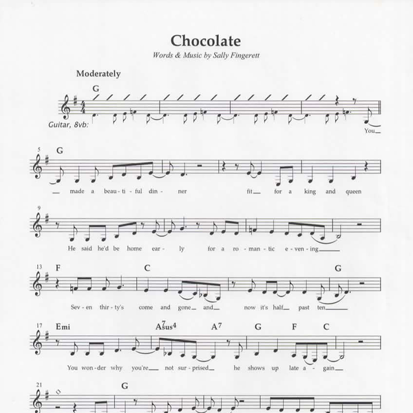 Chocolate Sheet Music