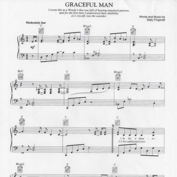 Graceful Man sheet music